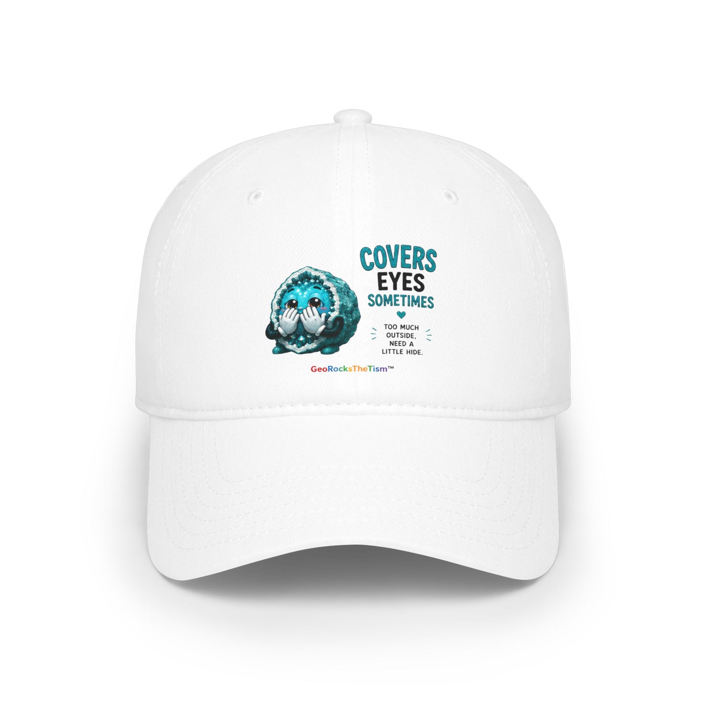 "Covers Eyes" Stimming Geode -Autism Self Sensory Regulation Cap
