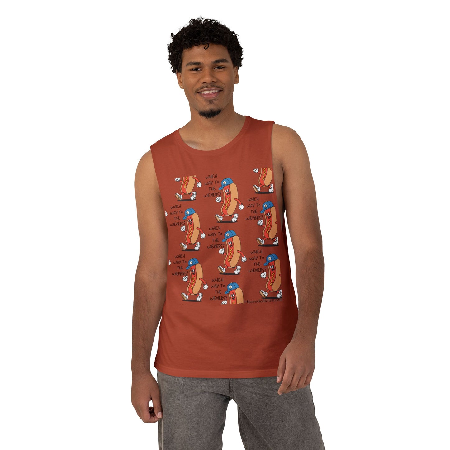 Unisex Hot Dog Era Muscle Tank