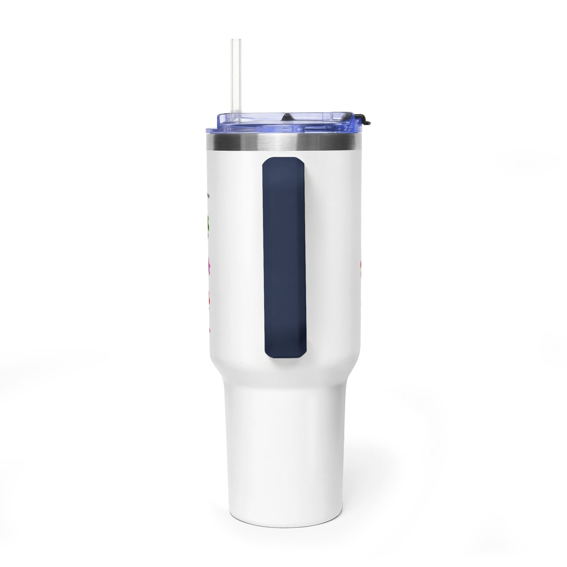 Autism Caregiver 40oz Thermal Tumbler – "Not Just a Caregiver" Insulated Travel Mug - Geo Rocks The 'Tism