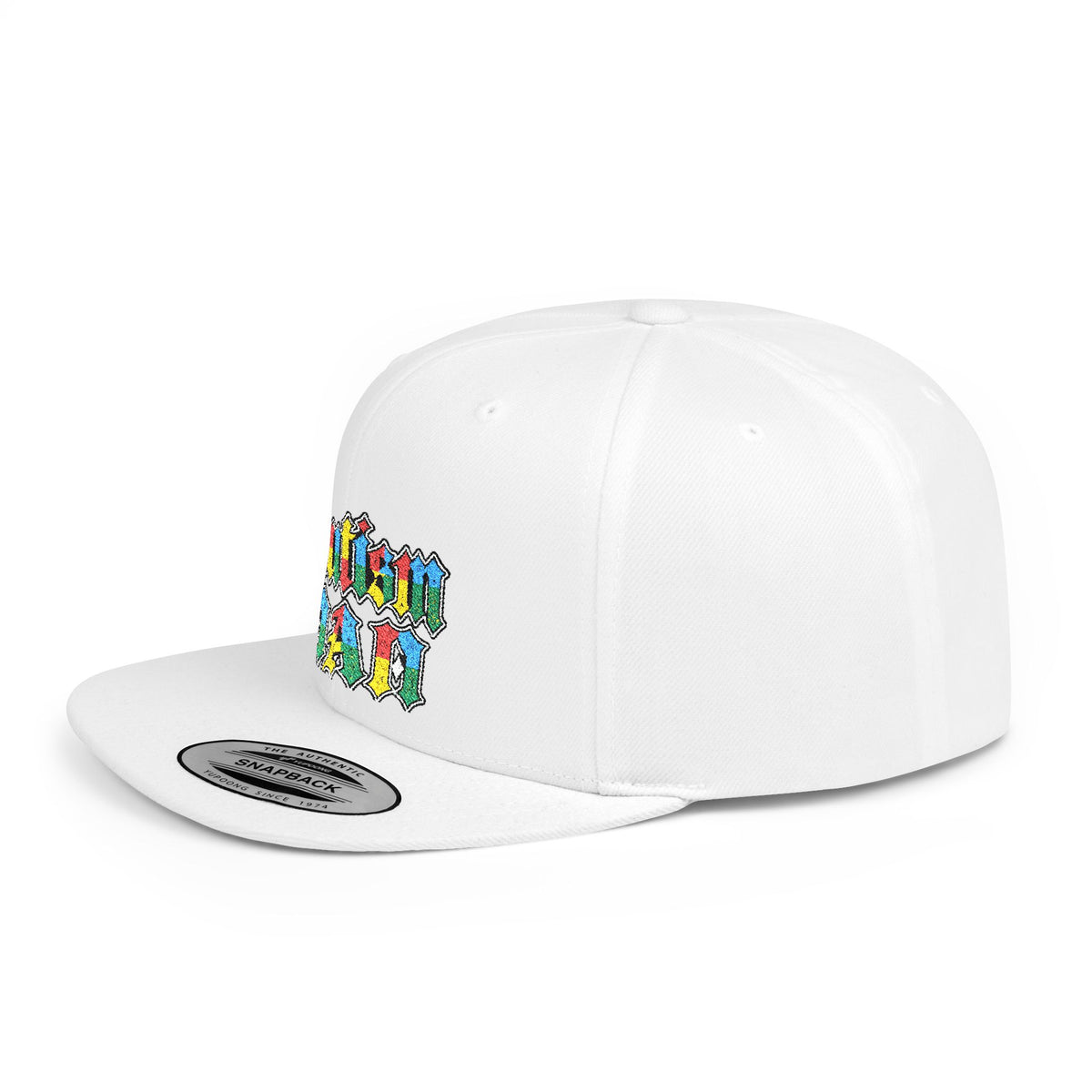 Autism Proud Dad Colorful Embroidered Snapback