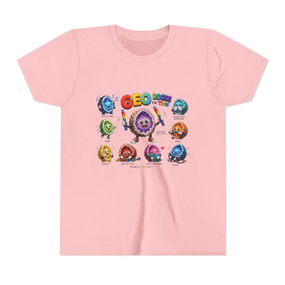 Stimming Colorful Geodes Education- Youth Tee