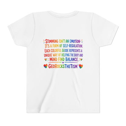 "CHEWS" Stimming Geode -Autism Self Sensory Regulation Youth Tee