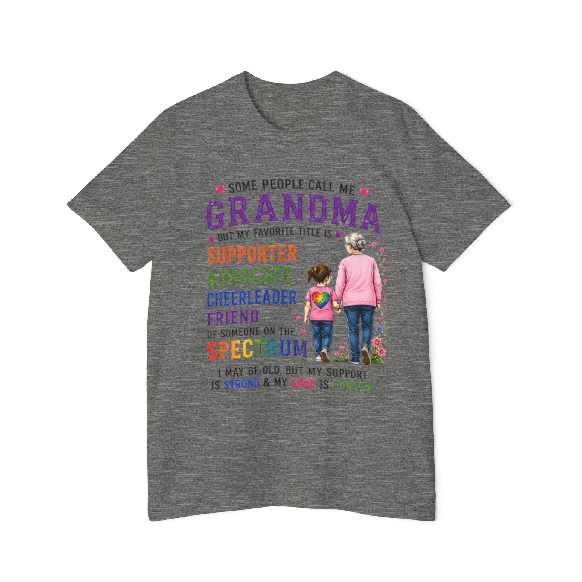 Grandma Autism Support T-Shirt – 'Some People Call Me Grandma' Advocate Tee - Geo Rocks The 'Tism