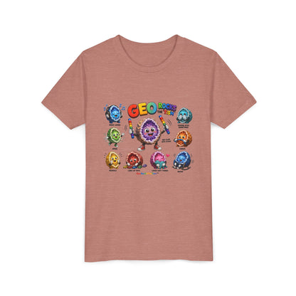 Stimming Colorful Geodes Education- Youth Tee
