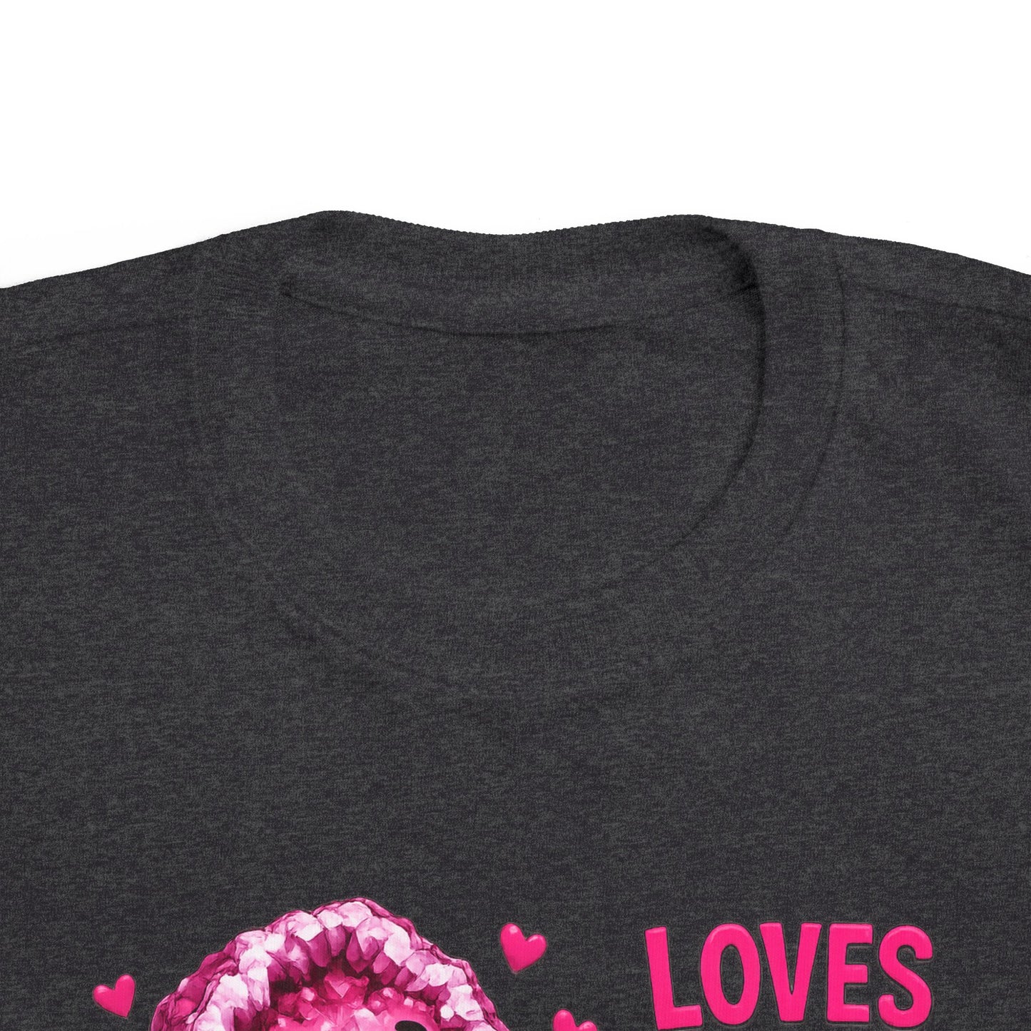 “Loves Soft Things” Stimming Geode Autism Self Sensory Regulation Toddler Tee