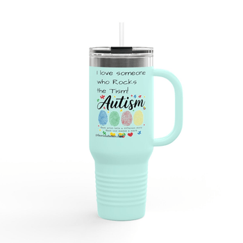 40oz Fingerprint Tumbler — Every Print Tells a Story - Geo Rocks The 'Tism