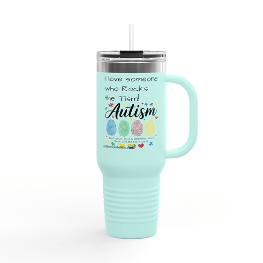 40oz Fingerprint Tumbler — Every Print Tells a Story - Geo Rocks The 'Tism