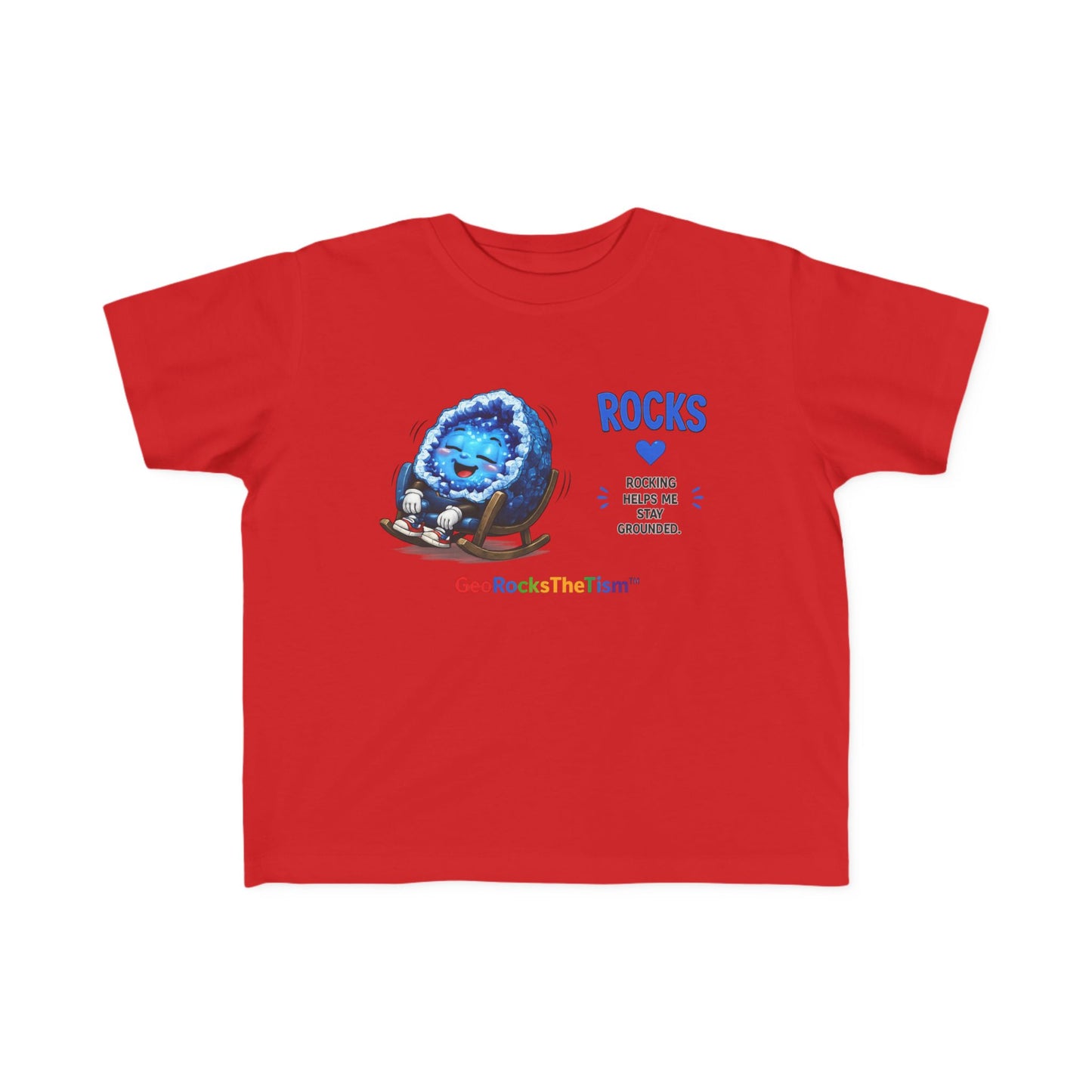 “Rocking” Stimming Geode Autism Self Sensory Regulation Toddler Tee
