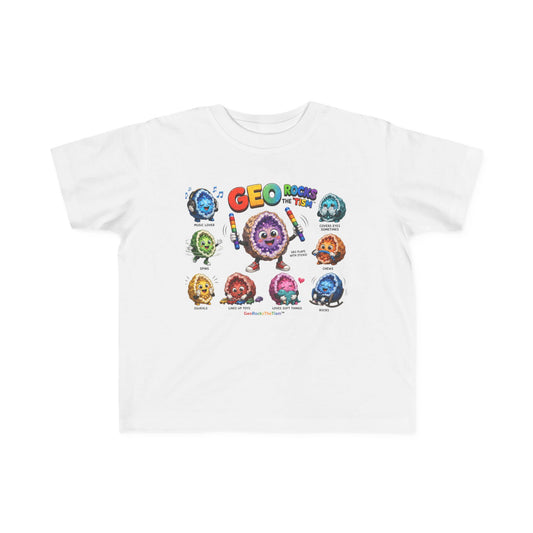 Educational Stimming Geode -Autism Self Sensory Regulation Toddler Tee