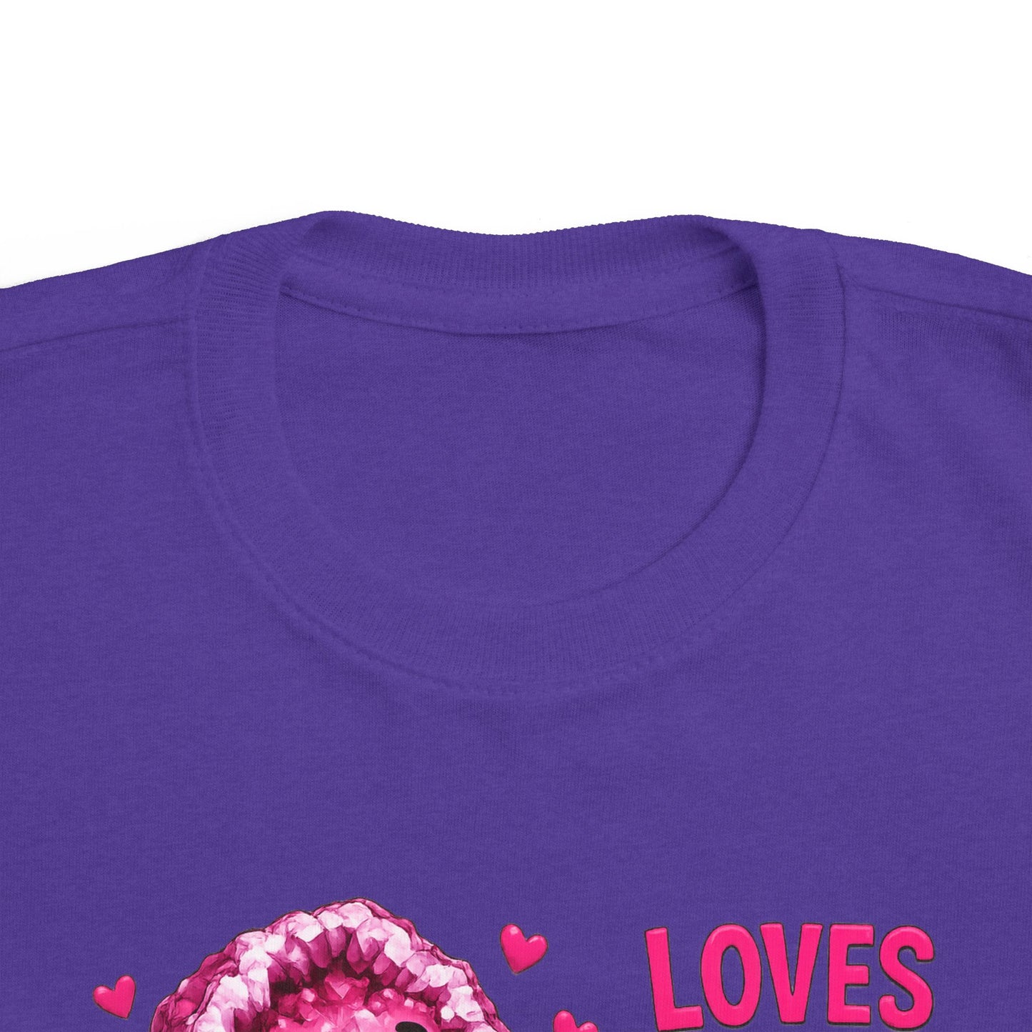 “Loves Soft Things” Stimming Geode Autism Self Sensory Regulation Toddler Tee