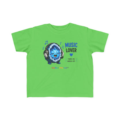 "Music Lover" Stimming Geode Autism Self Sensory Regulation Toddler Tee