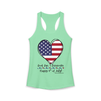 All Heart for America Racerback Tank