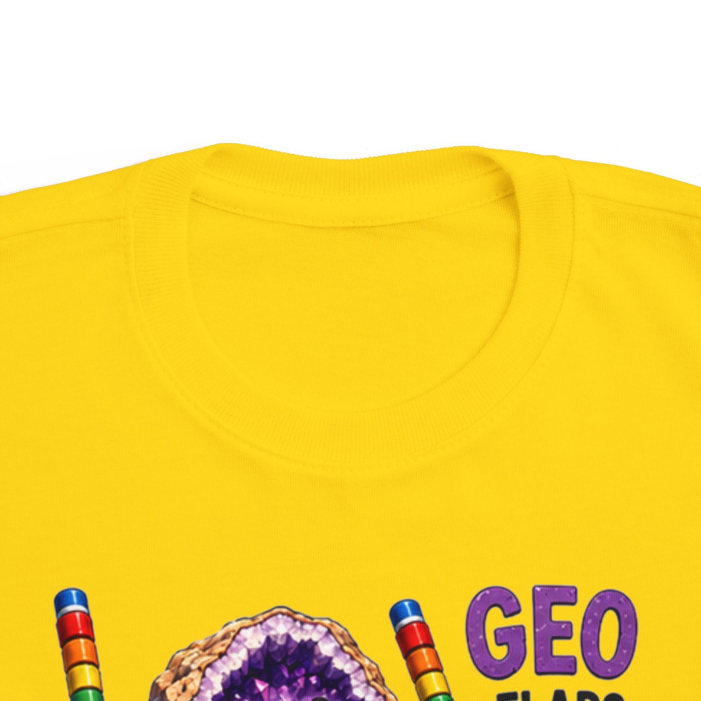 "Geo Flaps with Sticks" Stimming Geode Autism Self Sensory Regulation Toddler Tee