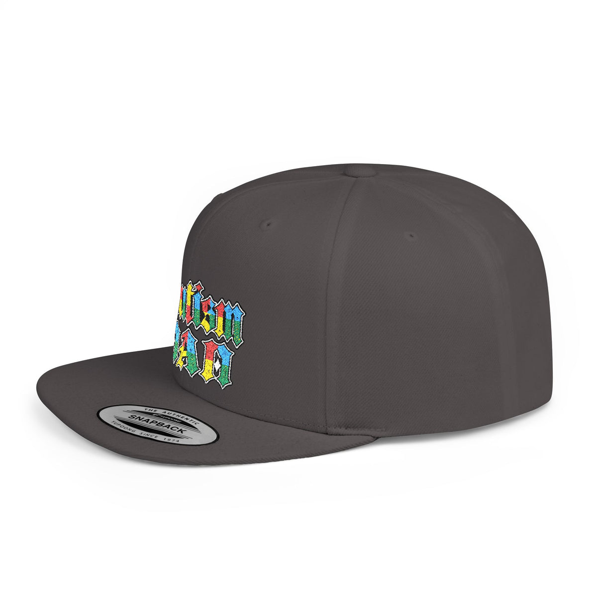 Autism Proud Dad Colorful Embroidered Snapback