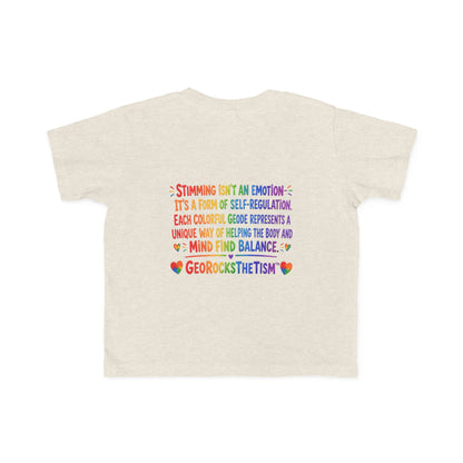 Educational Stimming Geode -Autism Self Sensory Regulation Toddler Tee