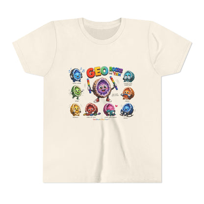 Stimming Colorful Geodes Education- Youth Tee