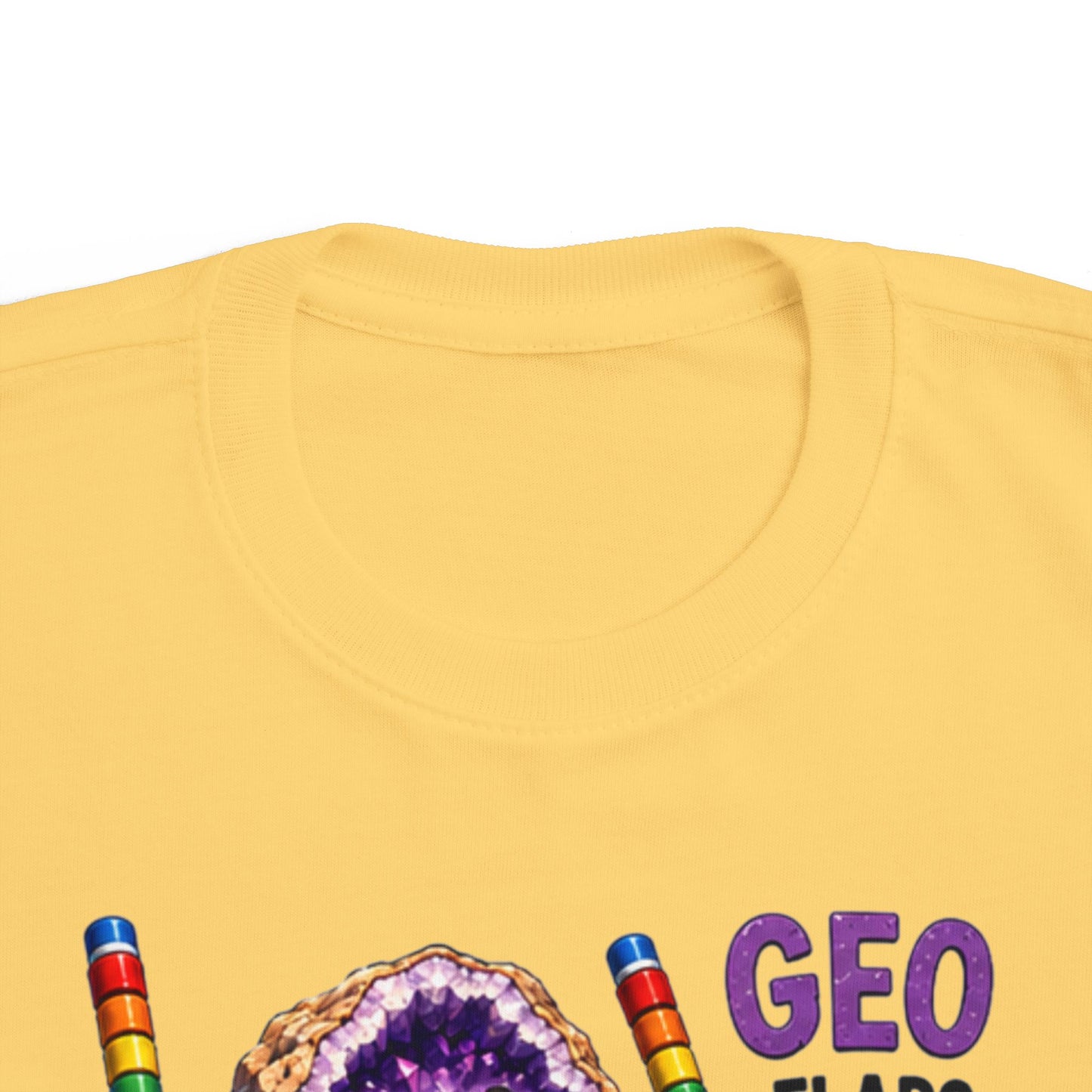 "Geo Flaps with Sticks" Stimming Geode Autism Self Sensory Regulation Toddler Tee