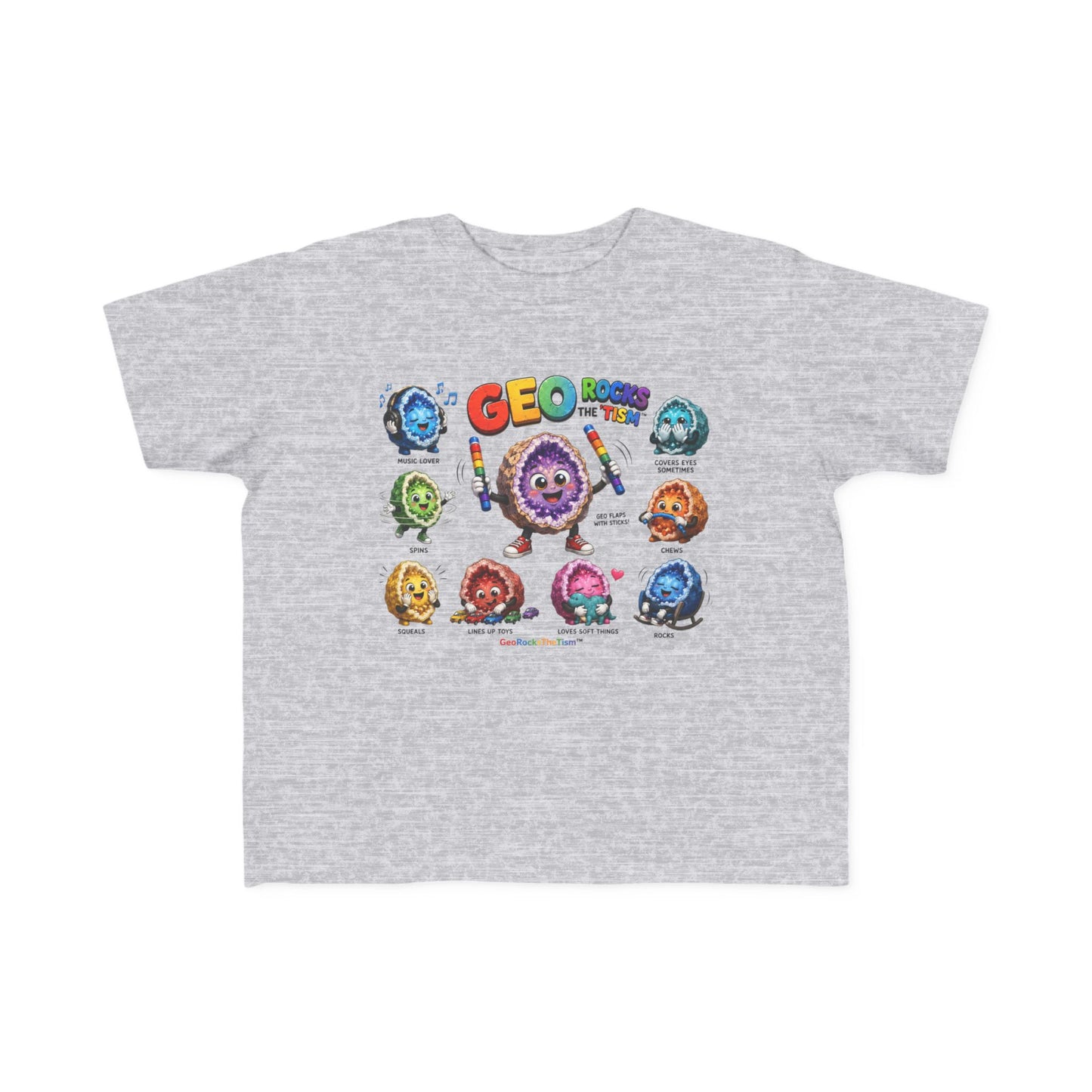 Educational Stimming Geode -Autism Self Sensory Regulation Toddler Tee