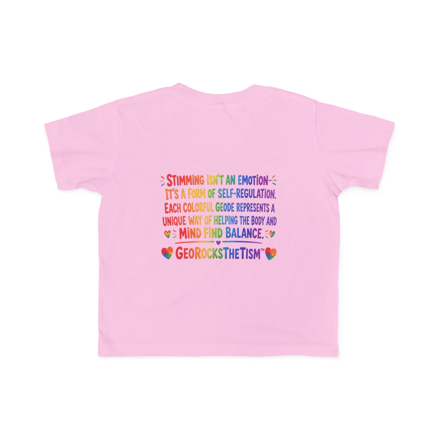 Educational Stimming Geode -Autism Self Sensory Regulation Toddler Tee