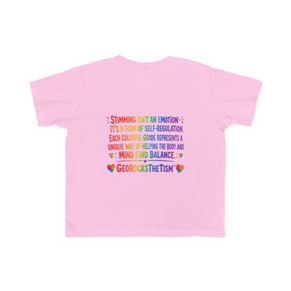 Educational Stimming Geode -Autism Self Sensory Regulation Toddler Tee