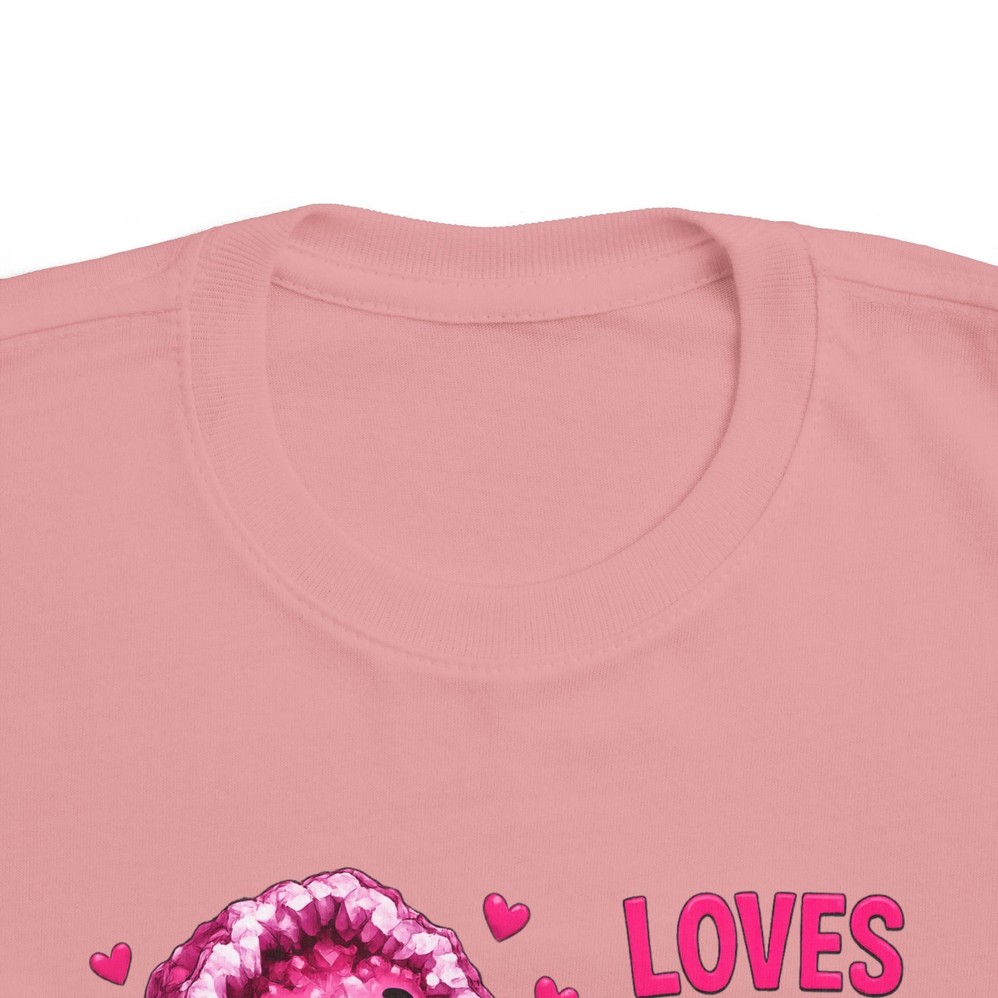 “Loves Soft Things” Stimming Geode Autism Self Sensory Regulation Toddler Tee