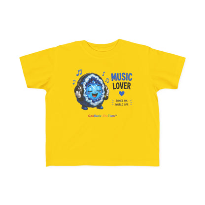 "Music Lover" Stimming Geode Autism Self Sensory Regulation Toddler Tee