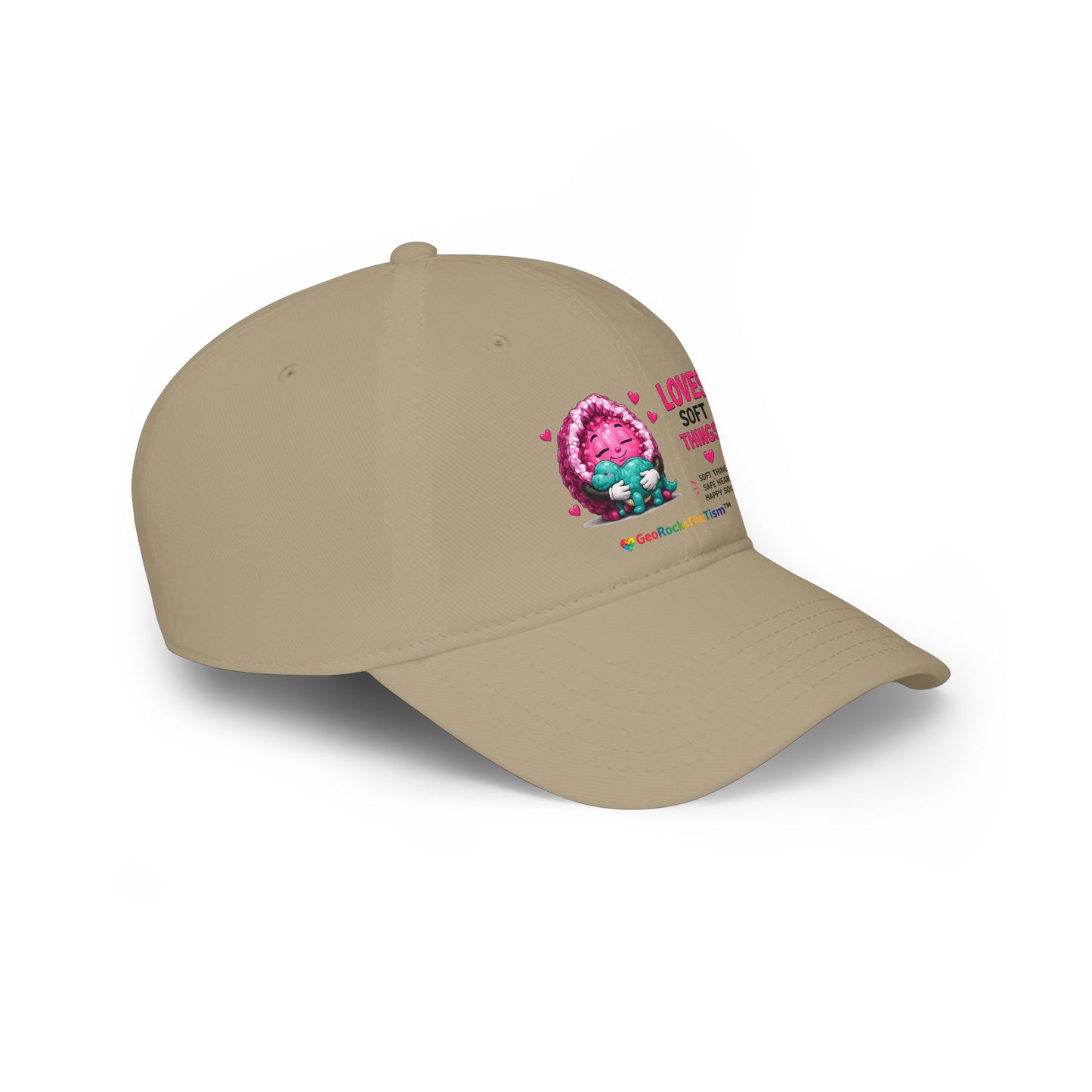 "Loves Soft Things" Stimming Geode -Autism Self Sensory Regulation Cap