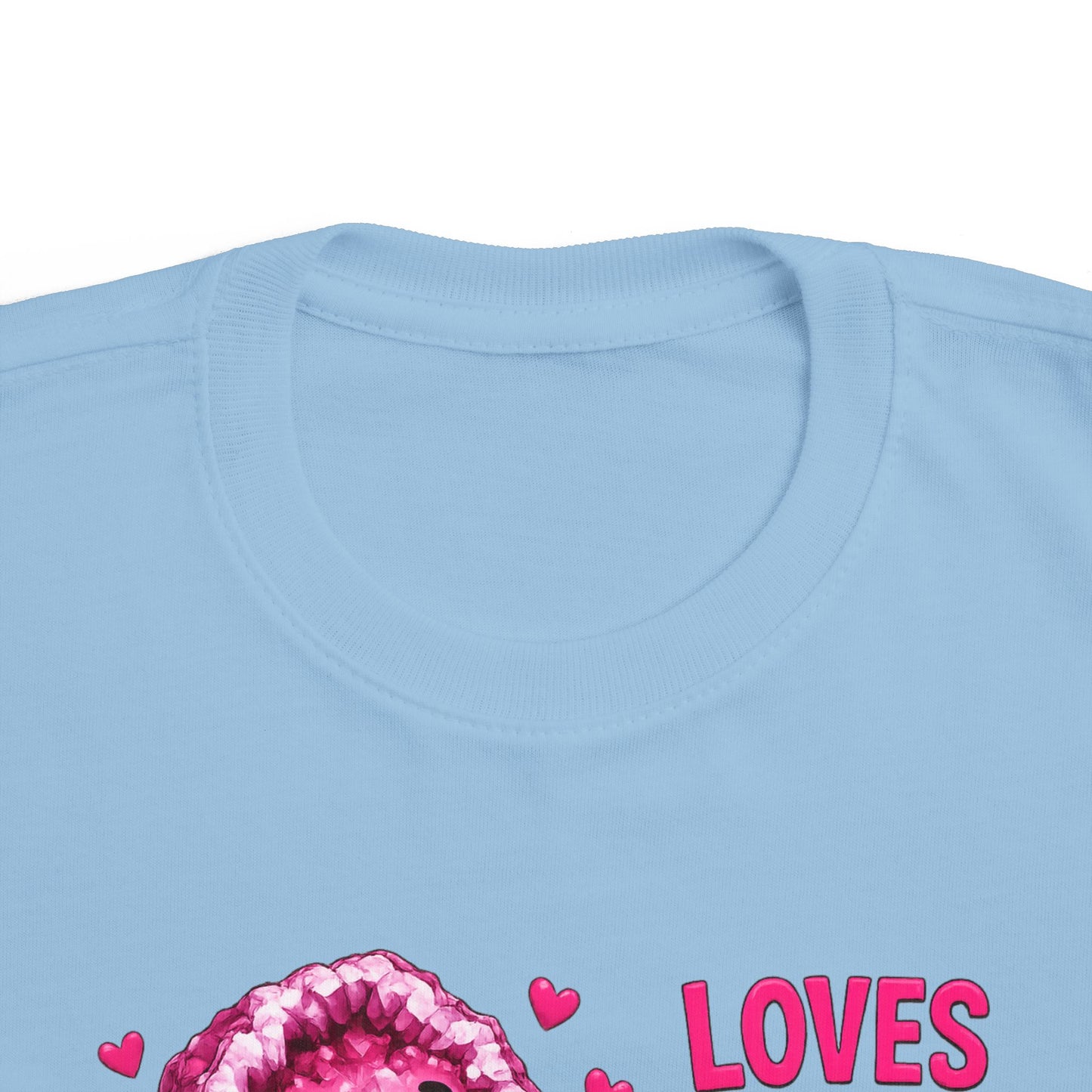“Loves Soft Things” Stimming Geode Autism Self Sensory Regulation Toddler Tee
