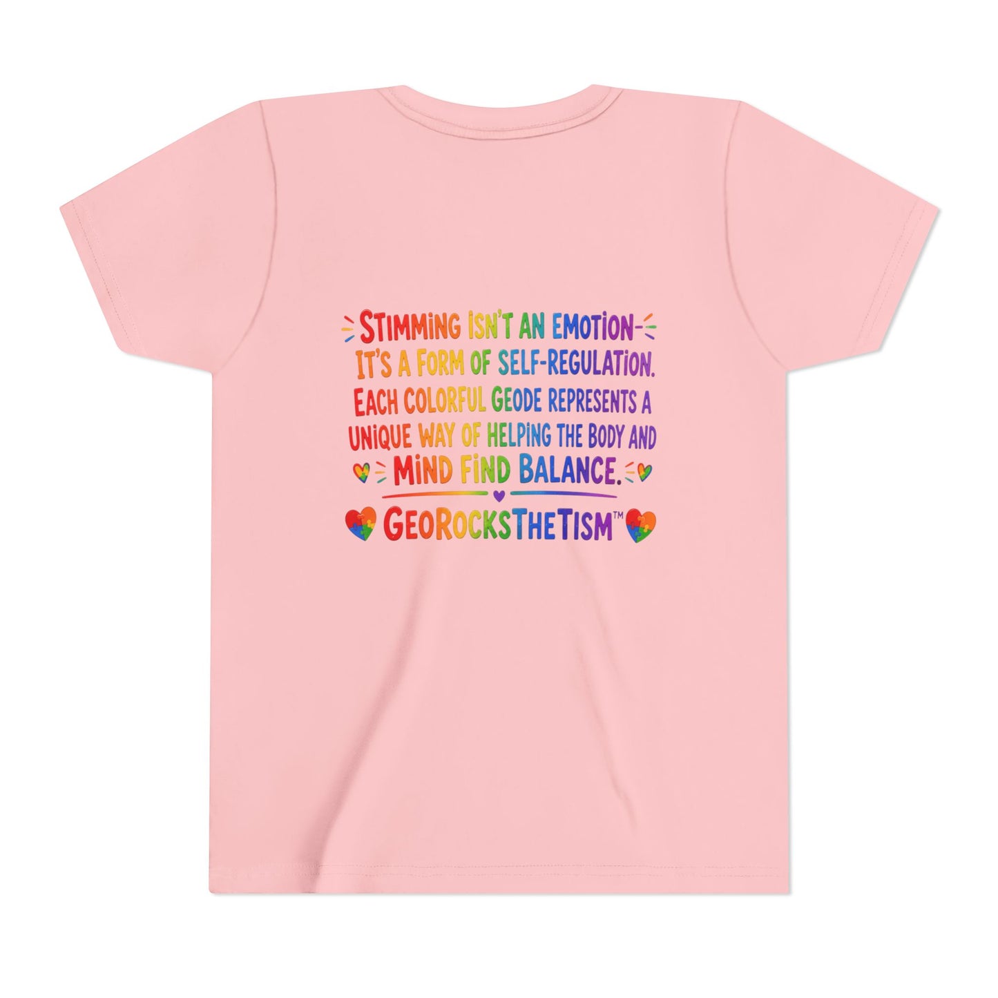 "CHEWS" Stimming Geode -Autism Self Sensory Regulation Youth Tee