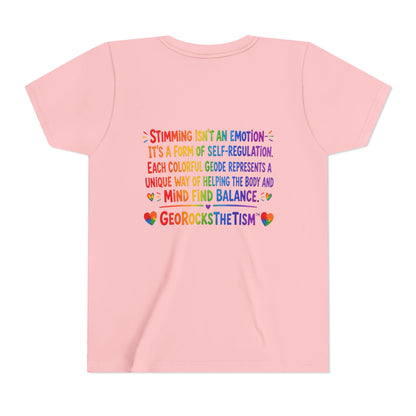 "CHEWS" Stimming Geode -Autism Self Sensory Regulation Youth Tee
