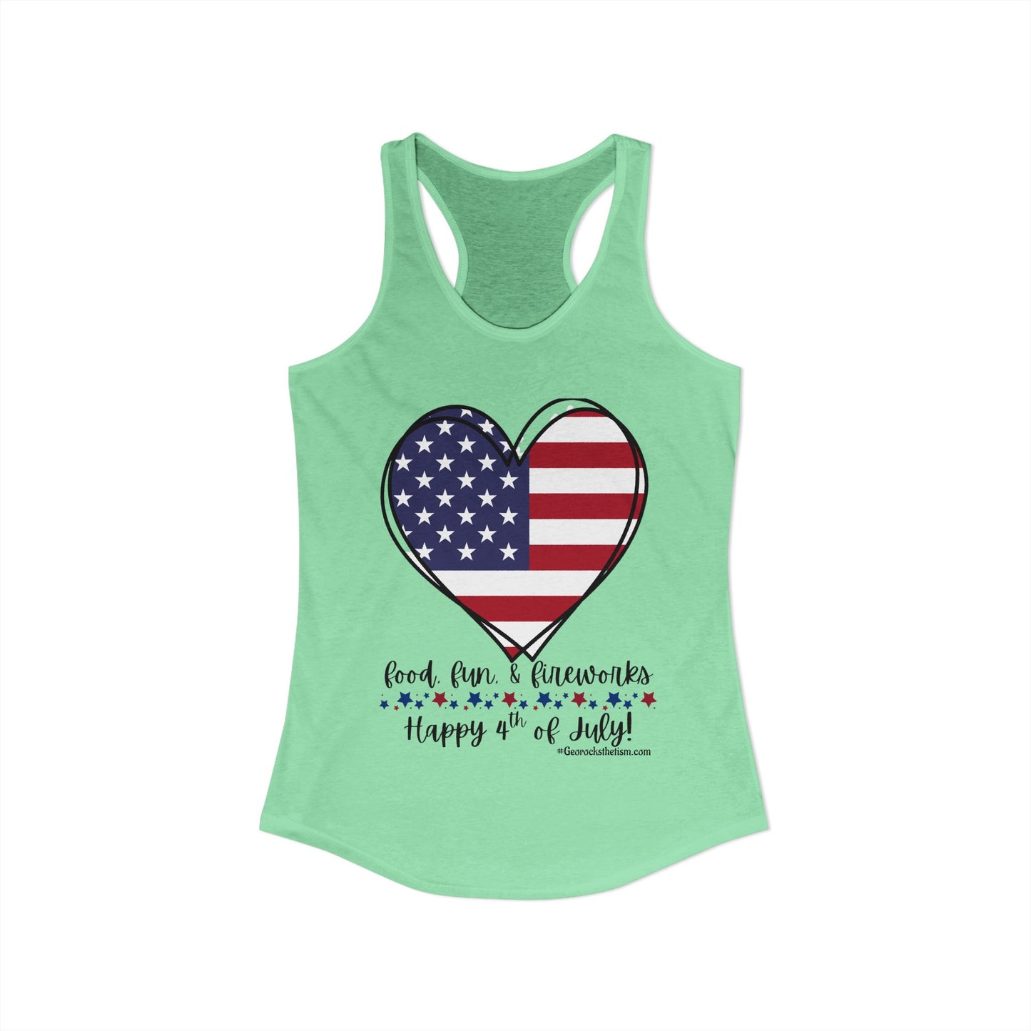 All Heart for America Racerback Tank