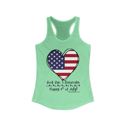 All Heart for America Racerback Tank