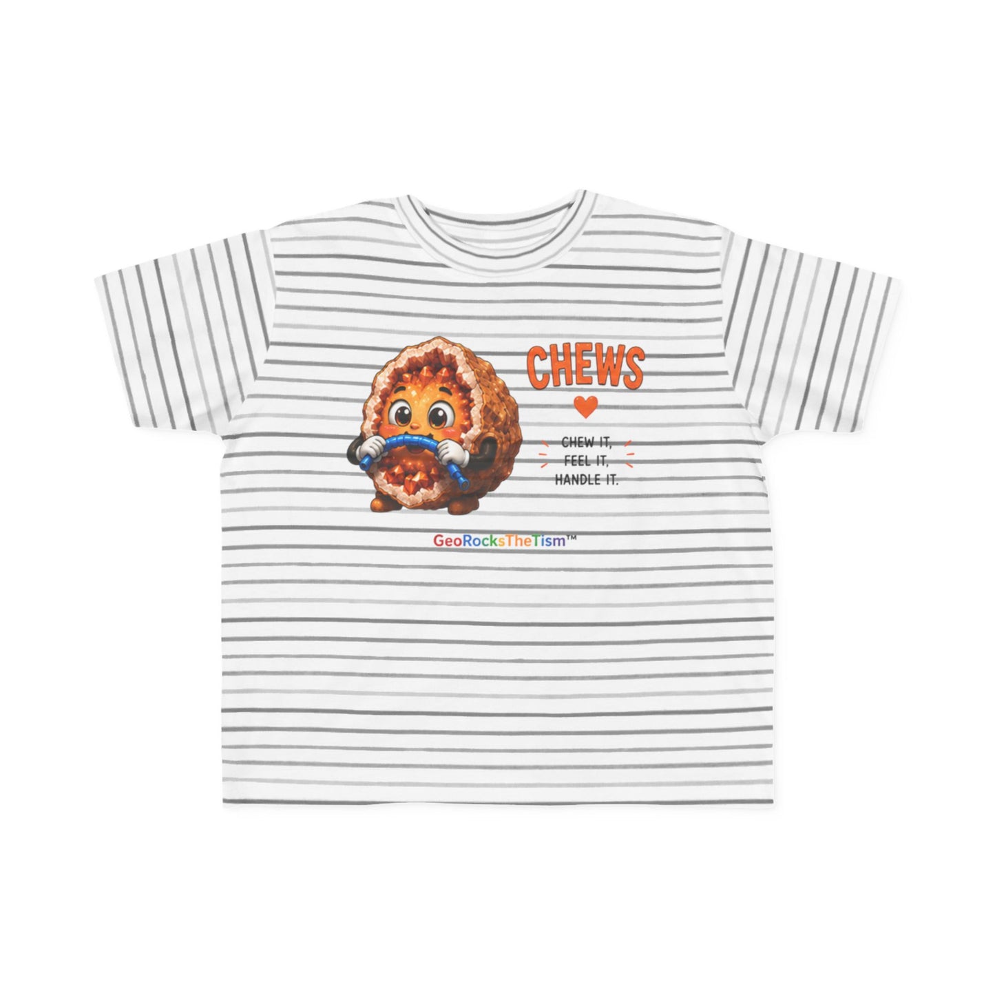 “Chews” Stimming Geode Autism Self Sensory Regulation Toddler Tee