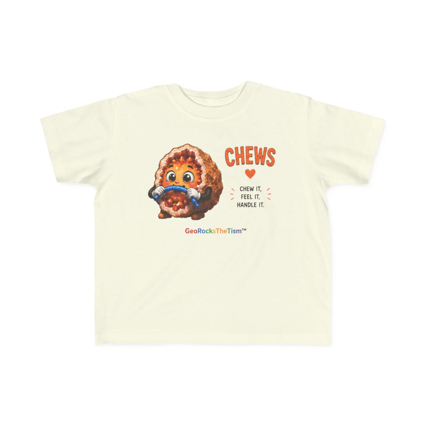 “Chews” Stimming Geode Autism Self Sensory Regulation Toddler Tee