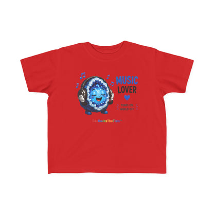 "Music Lover" Stimming Geode Autism Self Sensory Regulation Toddler Tee