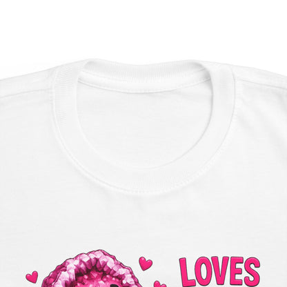 “Loves Soft Things” Stimming Geode Autism Self Sensory Regulation Toddler Tee