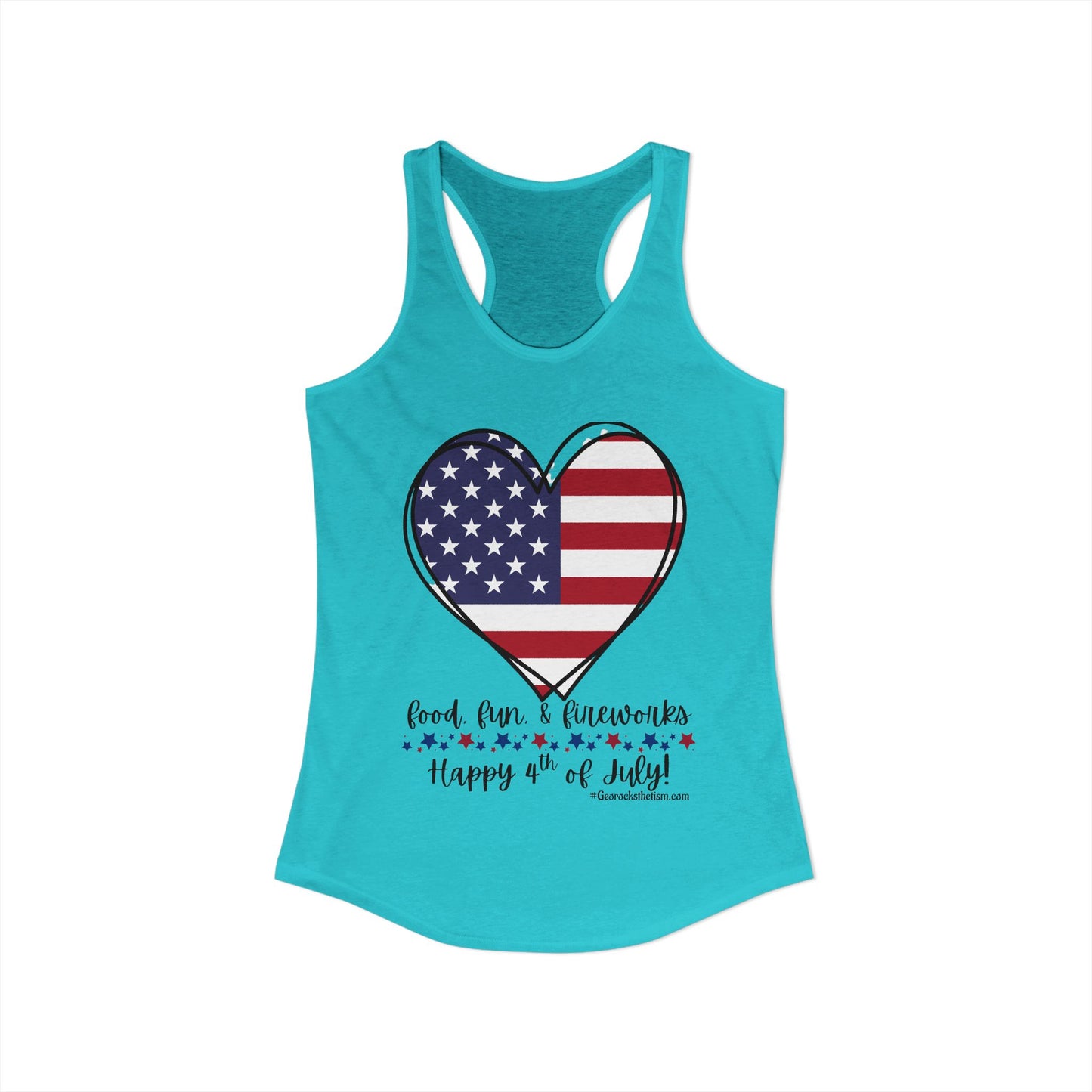 All Heart for America Racerback Tank