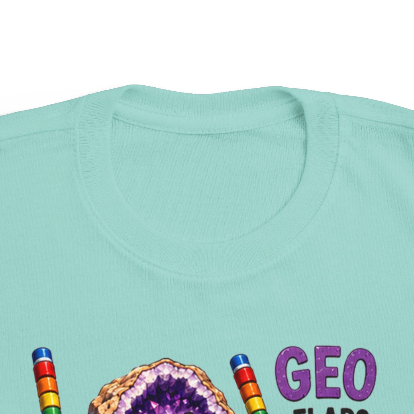 "Geo Flaps with Sticks" Stimming Geode Autism Self Sensory Regulation Toddler Tee
