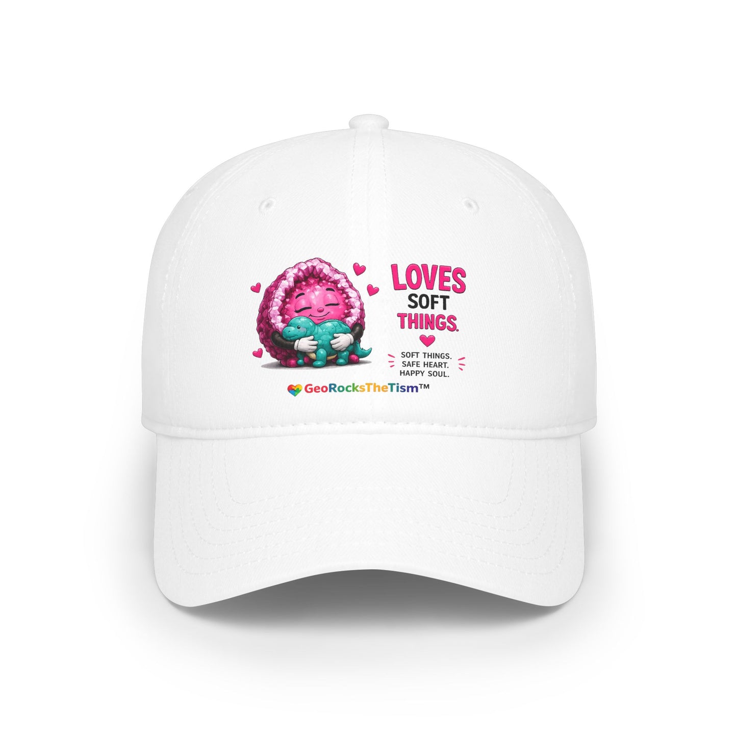 "Loves Soft Things" Stimming Geode -Autism Self Sensory Regulation Cap