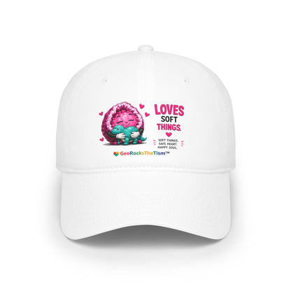"Loves Soft Things" Stimming Geode -Autism Self Sensory Regulation Cap