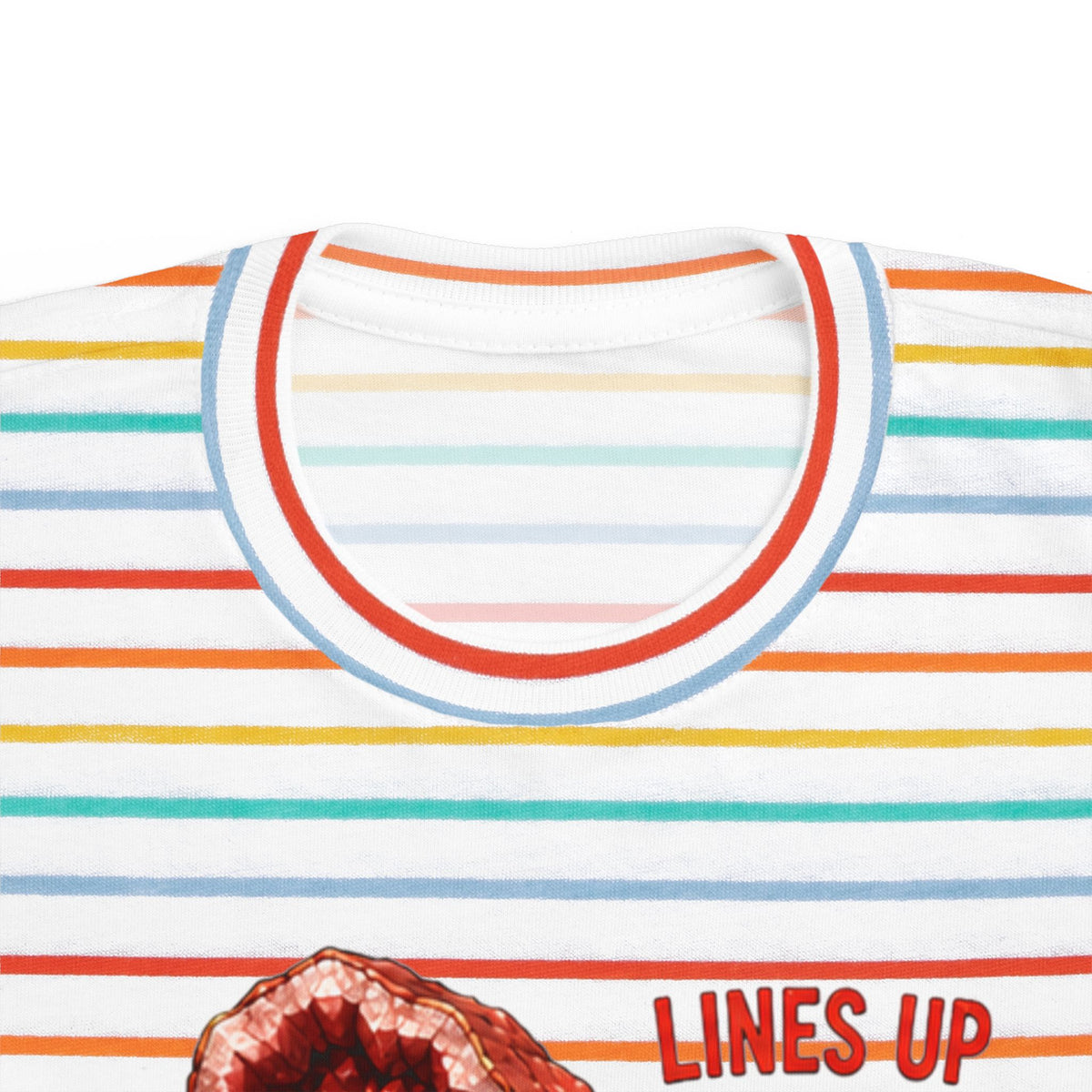 "Lines Up Toys" Stimming Geode Autism Self Sensory Regulation Toddler Tee - Geo Rocks The 'Tism