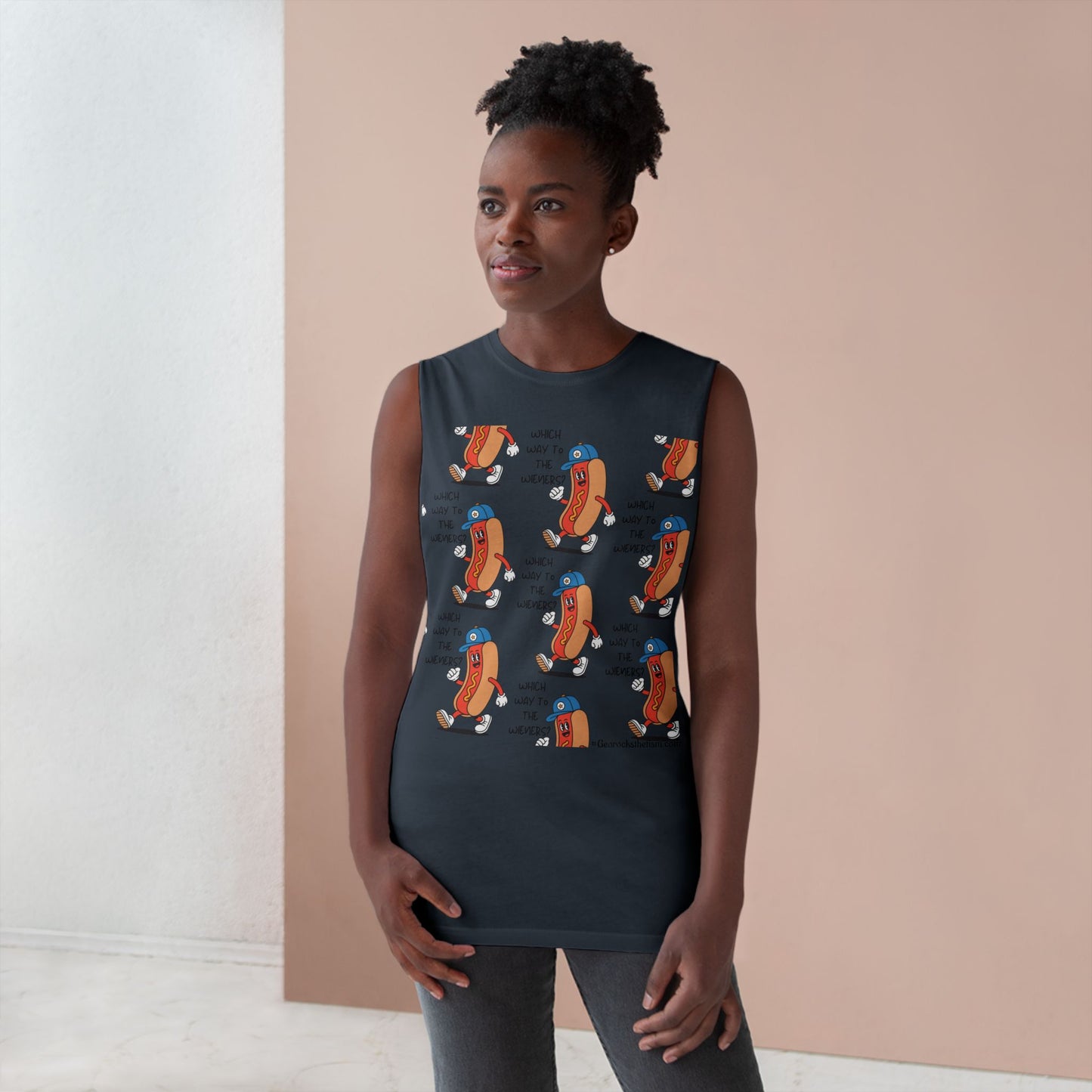 Unisex Hot Dog Era Muscle Tank