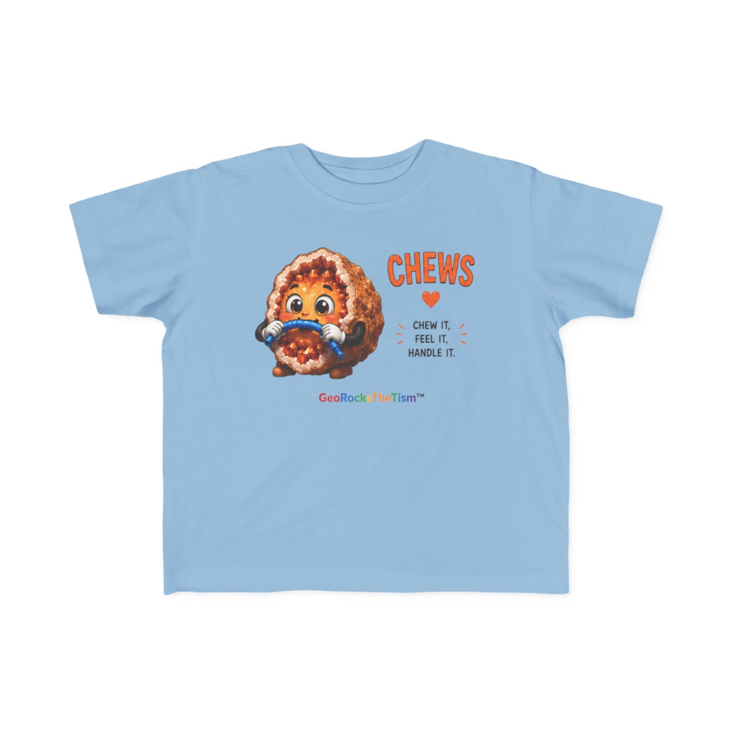 “Chews” Stimming Geode Autism Self Sensory Regulation Toddler Tee
