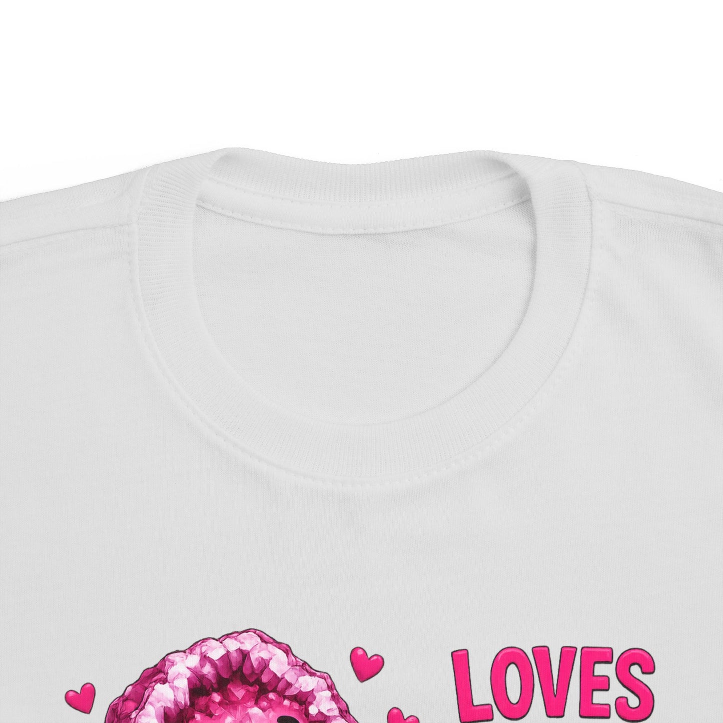 “Loves Soft Things” Stimming Geode Autism Self Sensory Regulation Toddler Tee