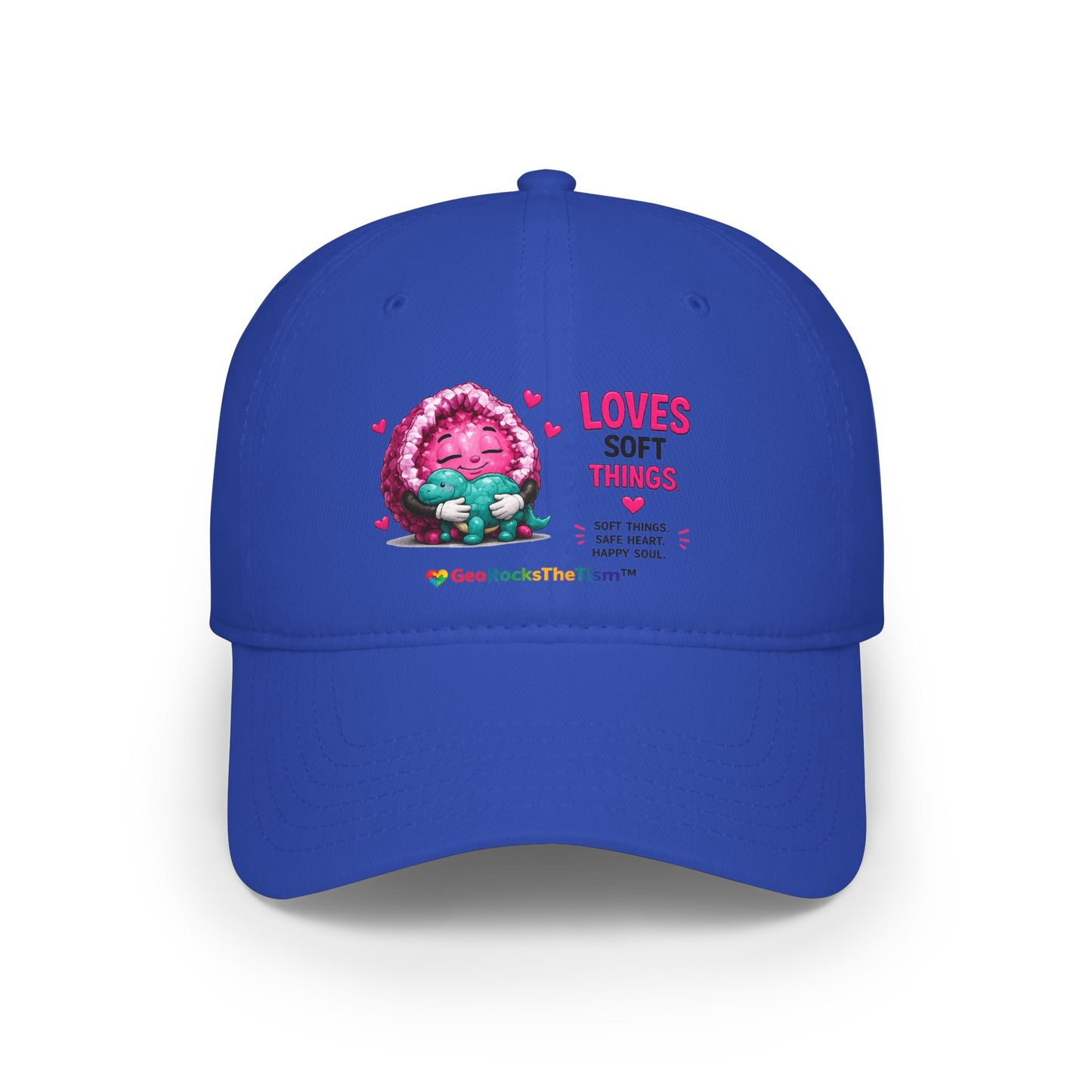 "Loves Soft Things" Stimming Geode -Autism Self Sensory Regulation Cap