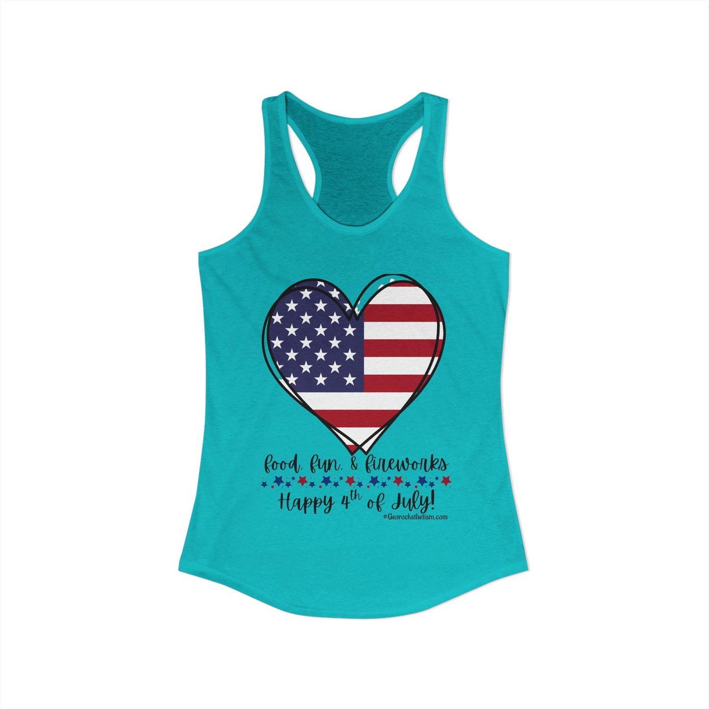 All Heart for America Racerback Tank