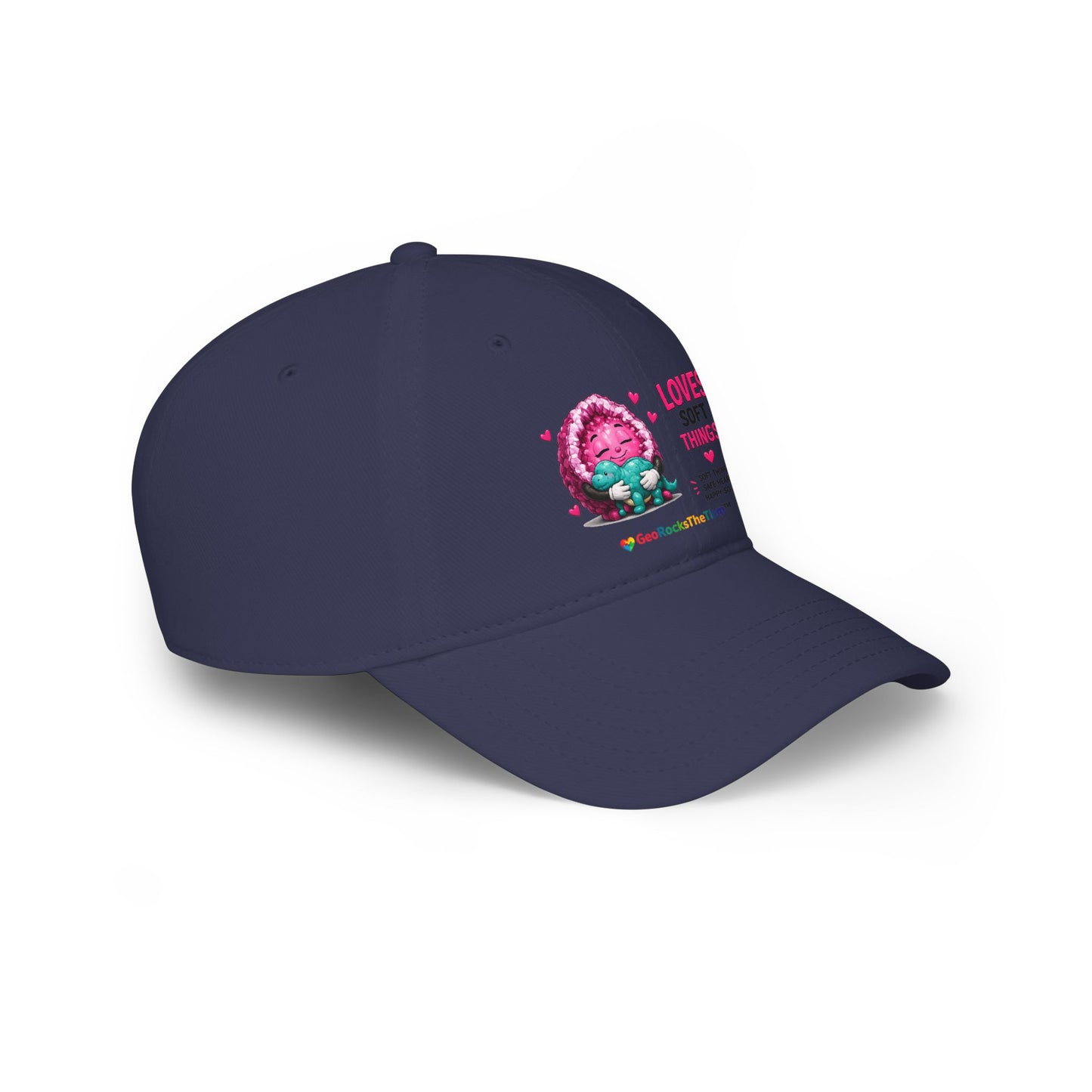 "Loves Soft Things" Stimming Geode -Autism Self Sensory Regulation Cap