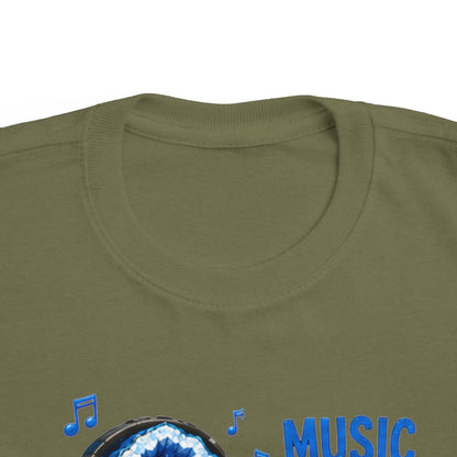 "Music Lover" Stimming Geode Autism Self Sensory Regulation Toddler Tee