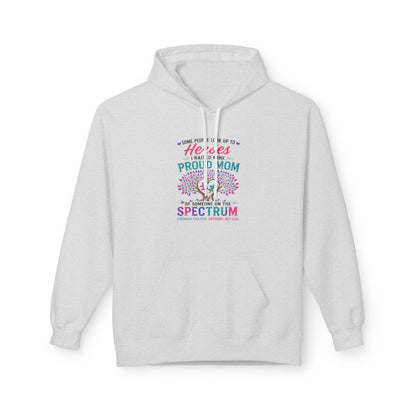 Autism Proud Mom Hoodie — "Heroes Come in All Colors" Comfort Pullover - Geo Rocks The 'Tism