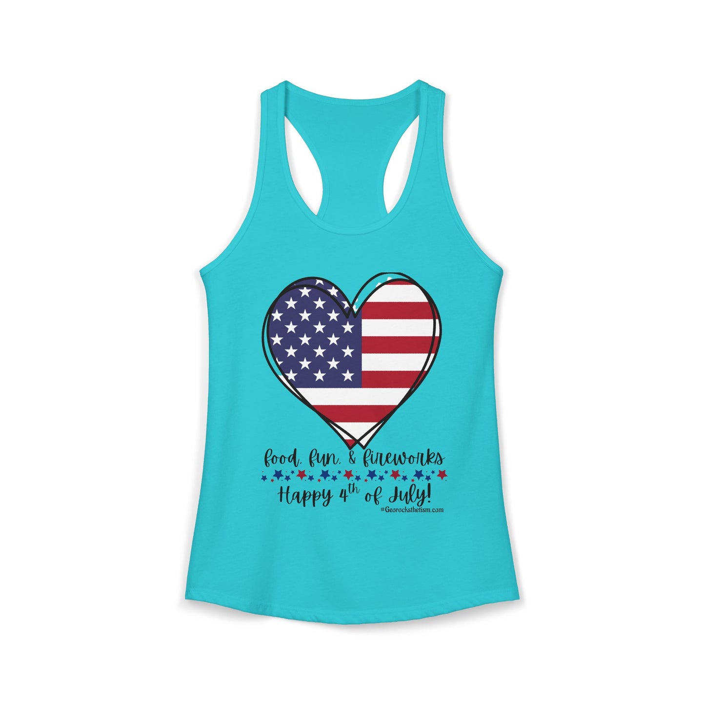 All Heart for America Racerback Tank